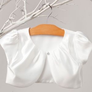 White Satin Bolero